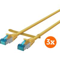 BlueBuilt Netwerkkabel STP CAT6 5 meter Geel 3-Pack