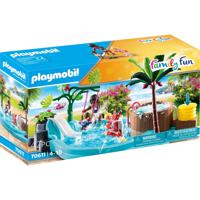 PLAYMOBIL Family Fun Kinderzwembad met Whirlpool 70611 - thumbnail