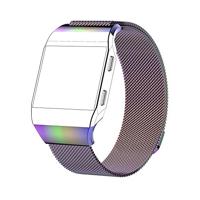 By Qubix - Compatible met Fitbit Ionic Milanese bandje - Maat: Large - Multicolor - Compatible fitbit bandje