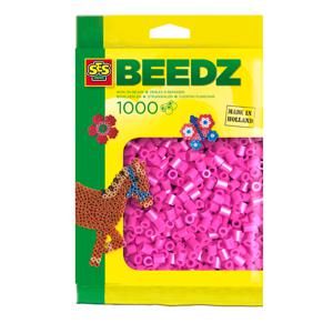 SES Creative Beedz Strijkkralen 1000 neon roze