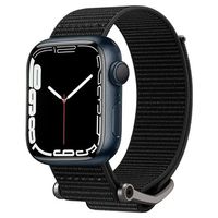 Spigen DuraPro Flex Apple Watch Series Ultra 2/Ultra/9/8/SE (2022)/7/SE/6/5/4/3/2/1 Band - 49mm/45mm/44mm/42mm - Zwart