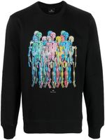 PS Paul Smith sweat imprimé à col rond - Noir