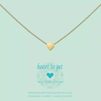 Heart To Get S174HEA13G Hanger Symbol Heart zilver goudkleurig - thumbnail