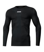 JAKO - Comfort Met Lange Mouwen Gerecycled, Uniseks-Kind, Zwart, 3XS