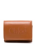 Chloé portefeuille mini Sens en cuir - Marron