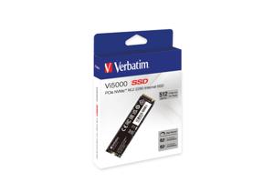 Verbatim Vi5000 512 GB NVMe/PCIe M.2 SSD 2280 harde schijf M.2 NVMe PCIe 4.0 x4 Retail 31825