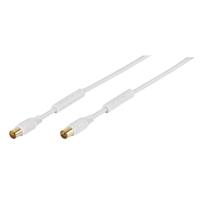 Vivanco 1909772 48120 antenneaansluitkabel antennebus 75Ω -1x antennestekker 75 Ω 3.00m 110 dB v