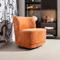 WOOOD Exclusive Draaifauteuil Atty Structure Velvet - thumbnail