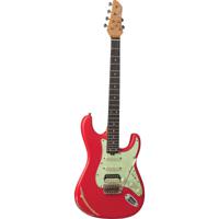 EKO Aire Relic Fiesta Red elektrische gitaar