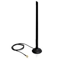 Delock WLAN 802.11 b/g/n antenne RP-SMA 6,5 dBi omnidirectioneel scharnier met magnetische voet