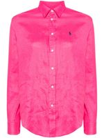 Polo Ralph Lauren chemise à motif Polo Pony brodé - Rose