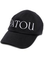 Patou casquette à logo brodé - Noir