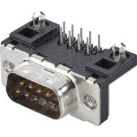 FCI D-SUB D09P13A4GV00LF D-sub male connector 90 ° Aantal polen: 9 Print 1 stuk(s) - thumbnail