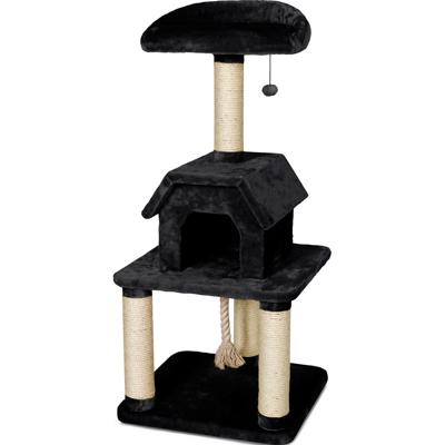 Krabpaal Bellavista Zwart 56 x 56 x 128 cm Flamingo Zwart Krabpaal Bellavista Zwart 56 x 56 x 128 cm Flamingo Zwart