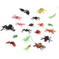 Speelgoed insecten dieren speelfiguren - set 18x stuks - kunststof - tussen 3 - 6 cm - thumbnail