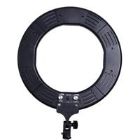 18 Dimbare Desktop LED Selfie Ring Light Fill-in Lamp Studio Fotografie Verlichting met Telefoonhouder - Zwart