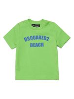 DSQUARED2 KIDS t-shirt Beach à logo imprimé - Vert