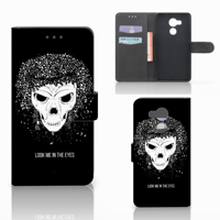 Telefoonhoesje met Naam Huawei Mate 8 Skull Hair