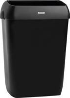 Katrin vuilbak met ophangbeugel, 50 l, zwart 2 stuks