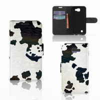 LG K4 Telefoonhoesje met Pasjes Koeienvlekken