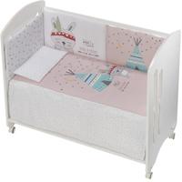 Interbaby ledikant met bedtextiel Lovely tipi 125 cm