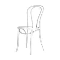 Fameg Vienna Thonet No.18 Houten Bistrostoel Wit - thumbnail