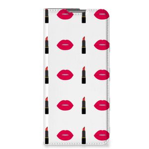 OPPO Find X5 Pro Hoesje met Magneet Lipstick Kiss