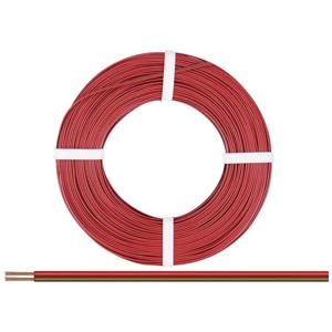 Donau Elektronik 250-08-25 Draad 2 x 0.50 mm² Rood, Bruin 25 m