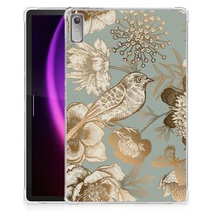 Siliconen Hoesje voor Lenovo Tab P11 Gen 2 Vintage Bird Flowers