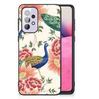 Dierenprint Telefoonhoesje voor Samsung Galaxy A33 5G Pink Peacock - thumbnail