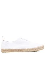 Thom Browne baskets Heritage à semelle en jute - Blanc - thumbnail