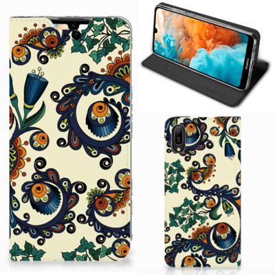 Telefoon Hoesje Huawei Y6 2019 Barok Flower Telefoon Hoesje Huawei Y6 2019 Barok Flower