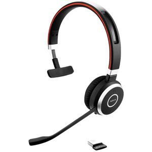 Jabra Evolve 65 Second Edition - MS Teams On Ear koptelefoon Telefoon Bluetooth, Radiografisch Mono Zwart Noise Cancelling, Ruisonderdrukking (microfoon) Incl.