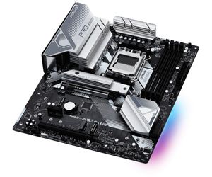 ASRock B650 Pro RS Moederbord Socket AMD AM5 Vormfactor ATX Moederbord chipset AMD® B650