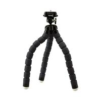 Rollei Monkey Pod - buigzaam mini statief met flexibele poten, max. hoogte 27 cm - incl. kogelkop, anti-slip rubberen voetjes en snelwisselplaat - zwart
