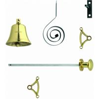 Intersteel Trekbel garnituur - messing gelakt