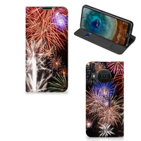 Nokia X20 | X10 Hippe Standcase Vuurwerk