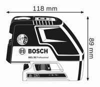 Bosch Professional GCL 25 Puntlaser Zelfnivellerend - thumbnail