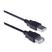 EWENT   EW9622 - USB-verlengkabel - USB (V) naar USB (M) - USB 2.0 - 3