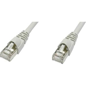 Telegärtner L00000D0026 RJ45 Netwerkkabel, patchkabel CAT 5e F/UTP 1.00 m Grijs Vlambestendig, Snagless 1 stuk(s)