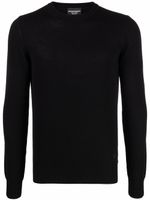 Emporio Armani pull en cachemire - Noir