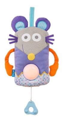 Taf Toys muziekdoos Muis met nachtlamp junior 42 cm Taf Toys muziekdoos Muis met nachtlamp junior 42 cm