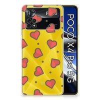 Xiaomi Poco X4 Pro 5G TPU bumper Hearts - thumbnail