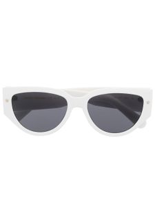 Chiara Ferragni lunettes de soleil à plaque logo - Blanc