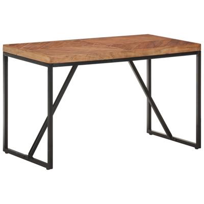vidaXL Eettafel 120x60x76 cm massief acaciahout en mangohout vidaXL Eettafel 120x60x76 cm massief acaciahout en mangohout