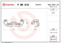 Remklauwhouderset BREMBO, Inbouwplaats: rechts: , u.a. für Mercedes-Benz, VW - thumbnail