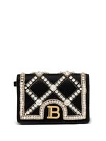 Balmain portefeuille B-Buzz à ornements en cristal - Noir