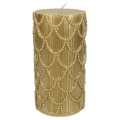 Wants&Needs Accessoires Kaars Wax Goud 7.3 X 7.3 X 15 Wants&Needs Accessoires Kaars Wax Goud 7.3 X 7.3 X 15