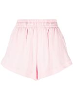 STYLAND short court en coton à taille haute - Rose