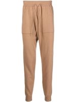 Pringle of Scotland pantalon de jogging en maille fine - Marron